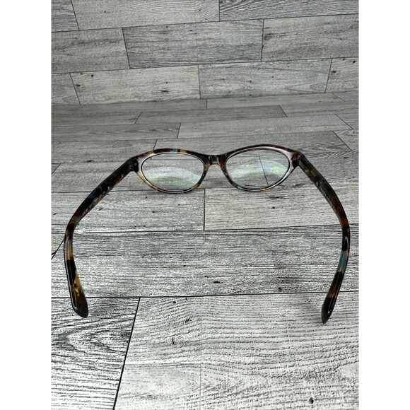 Prada VPR 18P NAG-1O1 Brown Blue Cat Eye Eyeglasses Frames 52-17 135 Italy - Picture 4 of 6